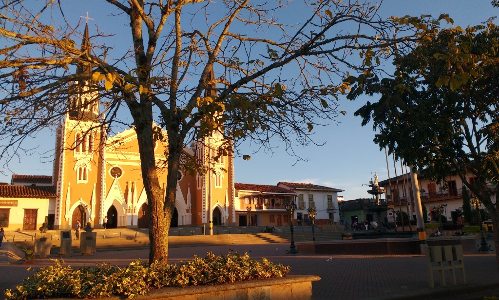 Foto del Parque de Abejorral Antioquia 